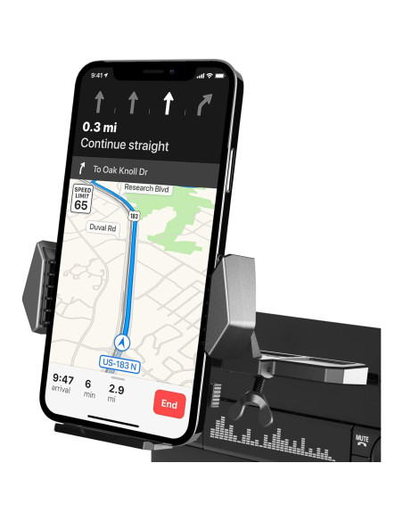 Soporte para Teléfono APPS2Car CD Negro 360 Ajustable