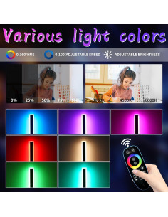 Luz de Pared LED RGB Daoseolo 80 cm Impermeable IP65 2