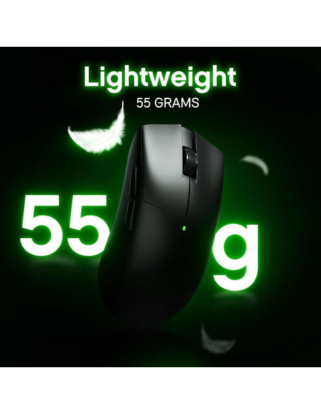 Ratón Gaming Inalámbrico Burstiger 55g 26000 DPI Ergonómico