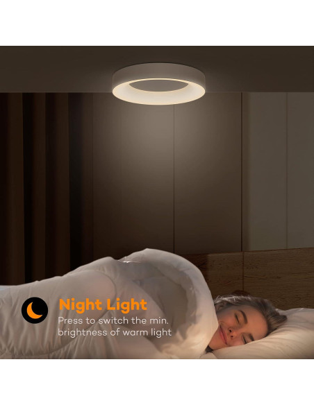 Luz de Techo RGB Annaror 11" Regulable 2400LM Blanco