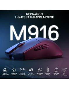 Redragon M916 Ratón Gaming Inalámbrico 49g 8000 DPI 2
