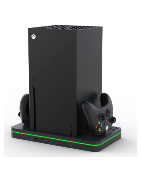 CODOGOY Soporte Vertical Carga Xbox Series X/S con Ventilador