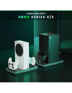 CODOGOY Soporte Vertical Carga Xbox Series X/S con Ventilador 2