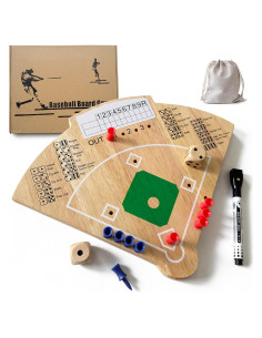 Juego de Mesa de Béisbol Deartisan Modelo 4 Madera Original