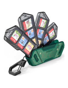 Mumba Soporte para 12 Tarjetas de Juego Nintendo Switch Viridian