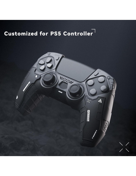 Funda Táctica GeekShare para Controlador PS5 - Silicona Negra