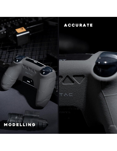 Funda Táctica GeekShare para Controlador PS5 - Silicona Negra