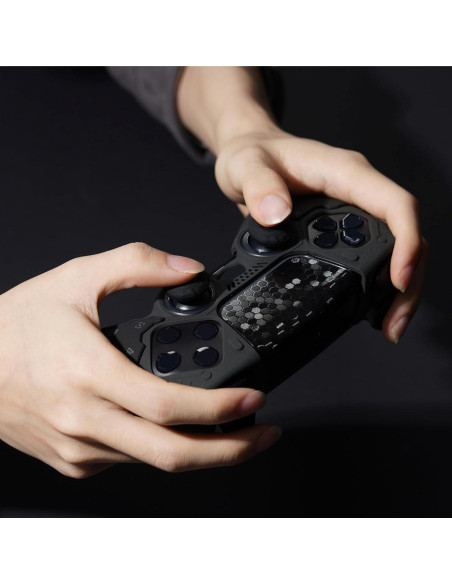Funda Táctica GeekShare para Controlador PS5 - Silicona Negra