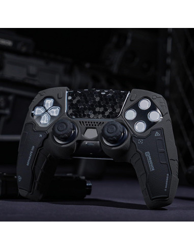 Funda Táctica GeekShare para Controlador PS5 - Silicona Negra