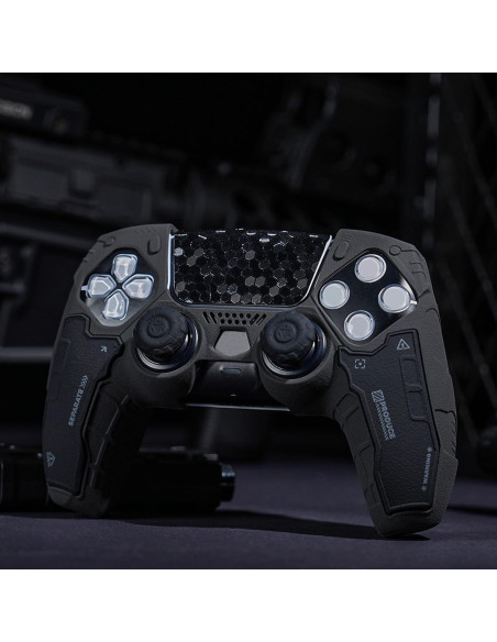 Funda Táctica GeekShare para Controlador PS5 - Silicona Negra