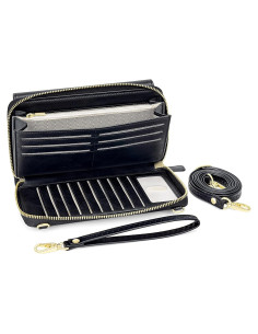 Billetera de Mujer Peacocktion con RFID y Gran Capacidad