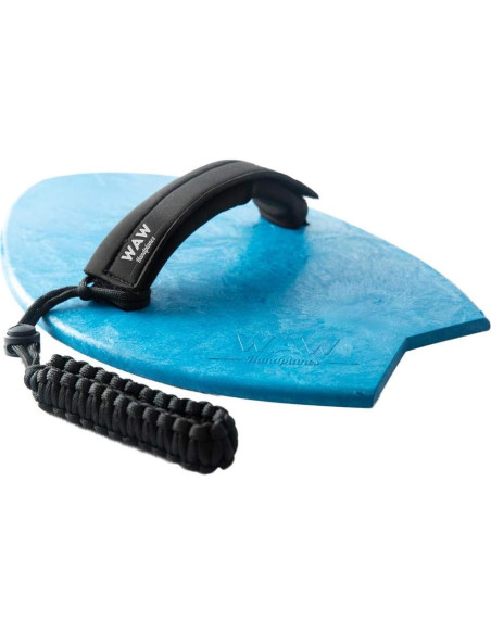 WAW Handplane Bodysurfing Azul 30x19cm Ecológico