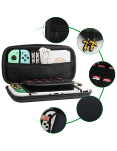 Funda de Transporte GLDRAM para Nintendo Switch OLED 2
