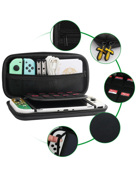 Funda de Transporte GLDRAM para Nintendo Switch OLED