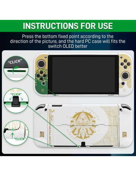 Funda de Transporte GLDRAM para Nintendo Switch OLED