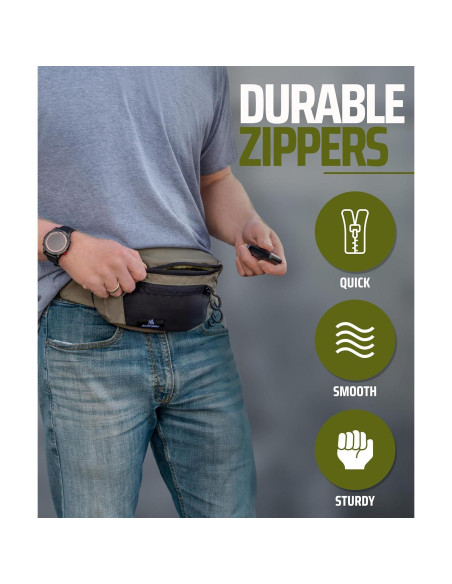 Mochila de Cintura Lone Trail para Hombres - Resistente y Discreta