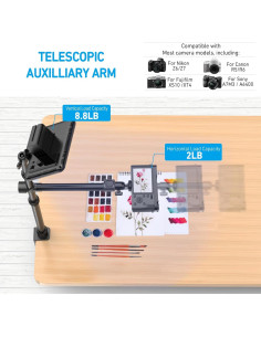 Soporte de cámara AILIGHT TS61 con brazo ajustable 33 cm-83 cm 2