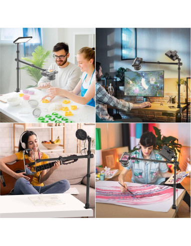 Soporte de cámara AILIGHT TS61 con brazo ajustable 33 cm-83 cm