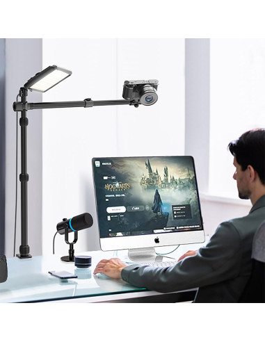 Soporte de cámara AILIGHT TS61 con brazo ajustable 33 cm-83 cm