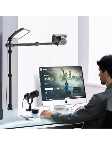 Soporte de cámara AILIGHT TS61 con brazo ajustable 33 cm-83 cm