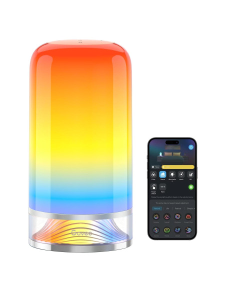 Lámpara de Mesa Inteligente Govee RGBIC 2 LED 64 Modos