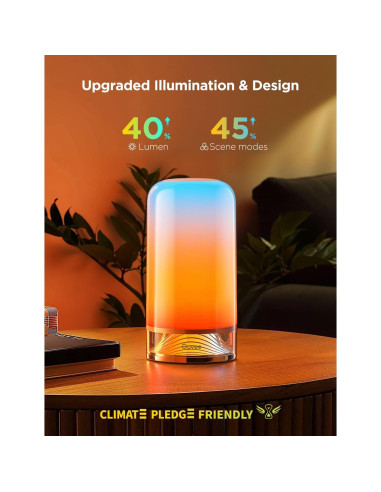 Lámpara de Mesa Inteligente Govee RGBIC 2 LED 64 Modos