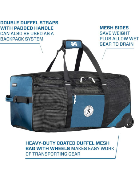 Bolsa de Buceo Scubapro Sport Mesh 'N Roll 100 100L