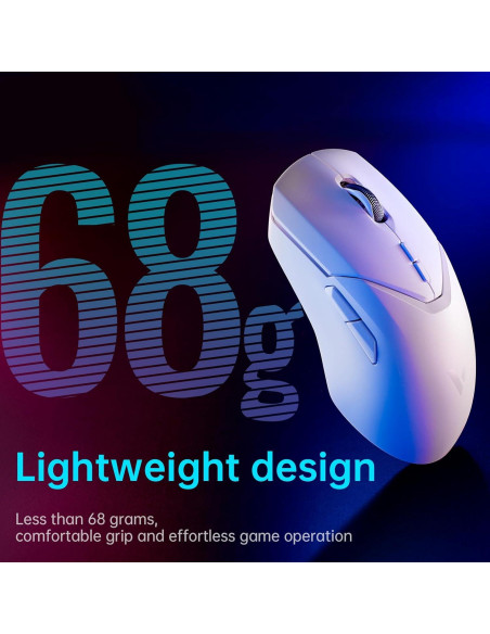Ratón Gaming Inalámbrico Rapoo VT9Pro 26000 DPI Blanco