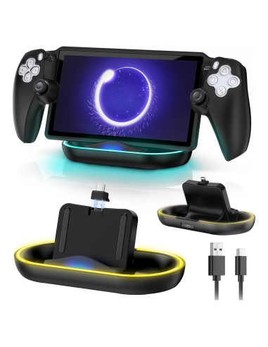Base de Carga FYOUNG para PlayStation Portal - Soporte RGB