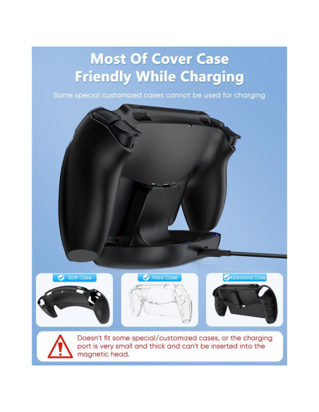 Base de Carga FYOUNG para PlayStation Portal - Soporte RGB