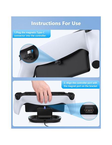 Base de Carga FYOUNG para PlayStation Portal - Soporte RGB