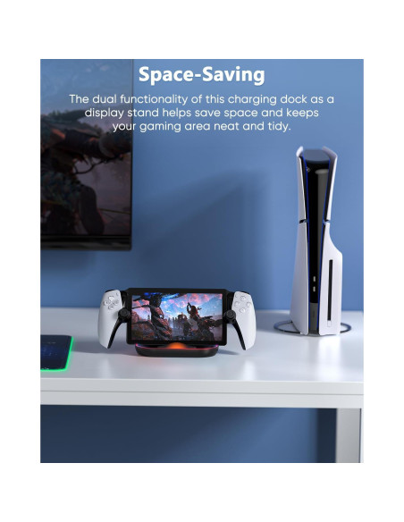 Base de Carga FYOUNG para PlayStation Portal - Soporte RGB