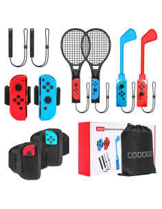 Kit de Accesorios para Deportes CODOGOY 10 en 1 para Switch