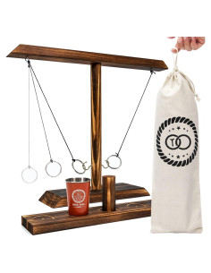 Juego de Lanzamiento de Anillos Tulyra XL con Vaso de Acero
