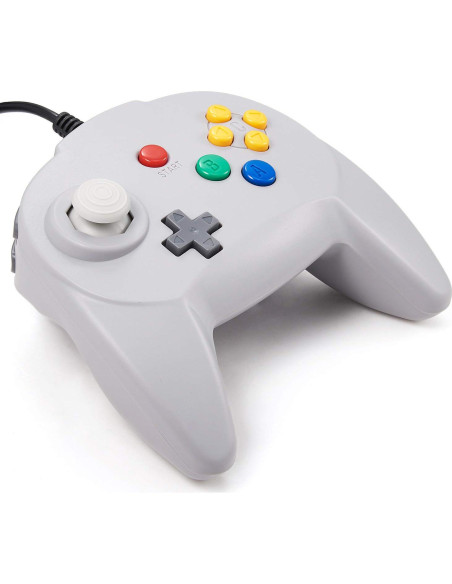Controlador Retro N64 KIWITATA Mejorado con Cable 1.8m