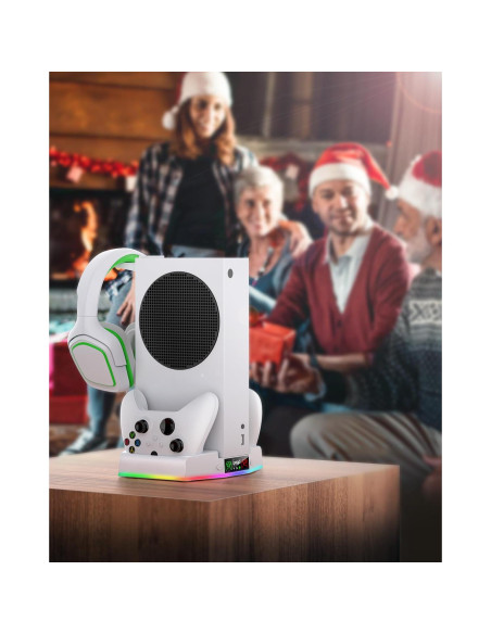 Soporte de Enfriamiento Klipdasse para Xbox Series S con Carga Doble