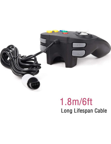 Controlador Retro N64 KIWITATA Mejorado con Cable 1.8m