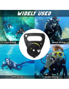 Carrete de Buceo Seafard 46m con Tope de Pulgar 2