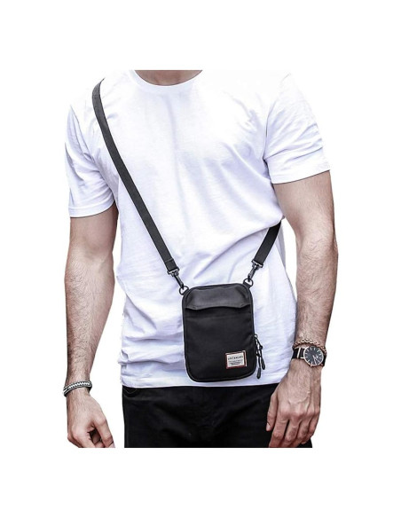 Bolso Cruzado Pequeño para Hombres - Bandolera 19x14 cm