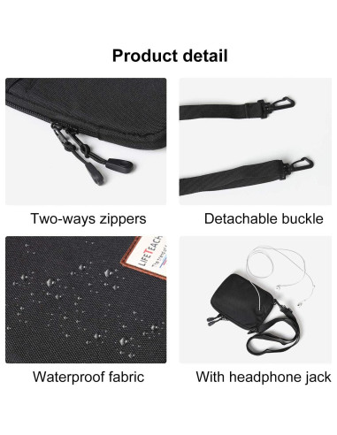 Bolso Cruzado Pequeño para Hombres - Bandolera 19x14 cm