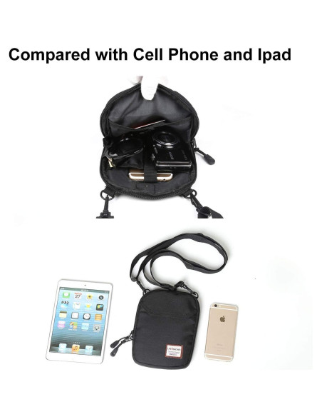 Bolso Cruzado Pequeño para Hombres - Bandolera 19x14 cm