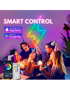 Luces de Cuerda Neón RGB 15m Zhongshan KQ-NL-LED 2