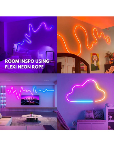 Luces de Cuerda Neón RGB 15m Zhongshan KQ-NL-LED