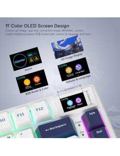 Teclado Mecánico Womier S-K80 75% RGB Hot Swappable 2