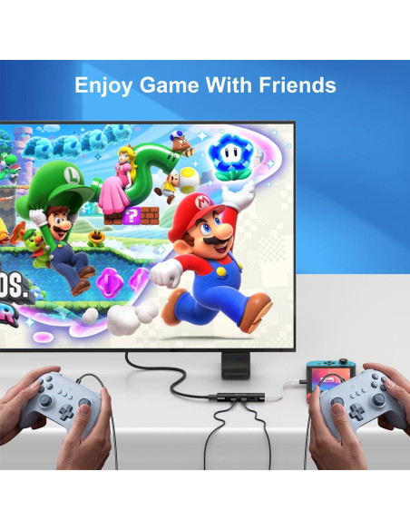 Dock RREAKA para Nintendo Switch OLED 4K USB C 100W