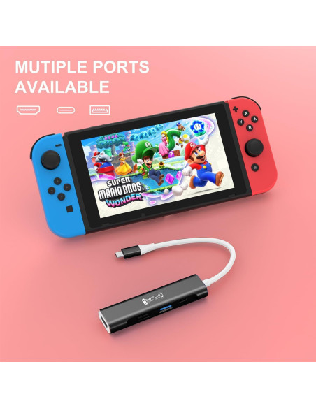Dock RREAKA para Nintendo Switch OLED 4K USB C 100W