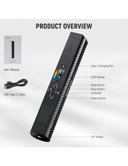 Barra de Luz RGB NEEWER TL20C 2500K-8500K 17 Escenas