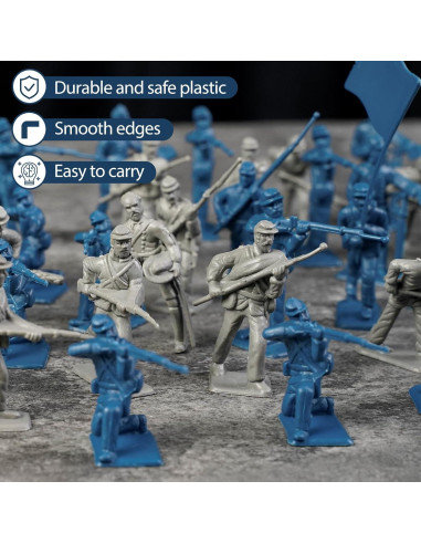 Soldados de Juguete LOVESTOWN 80PCS Figuras Militares