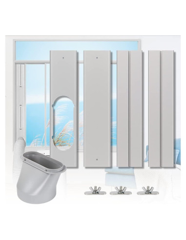Kit de Ventana para Aire Acondicionado UNAOIWN 5.9" PVC