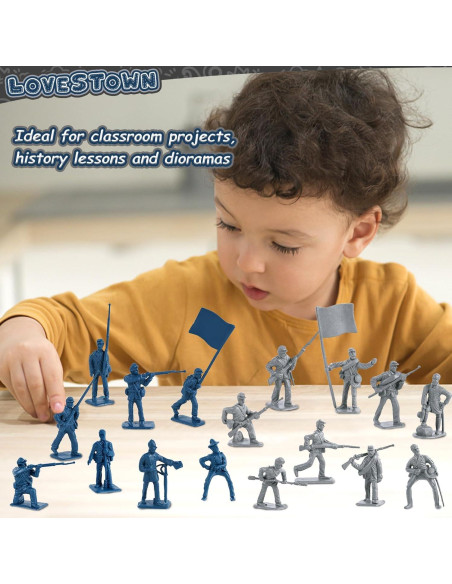 Soldados de Juguete LOVESTOWN 80PCS Figuras Militares